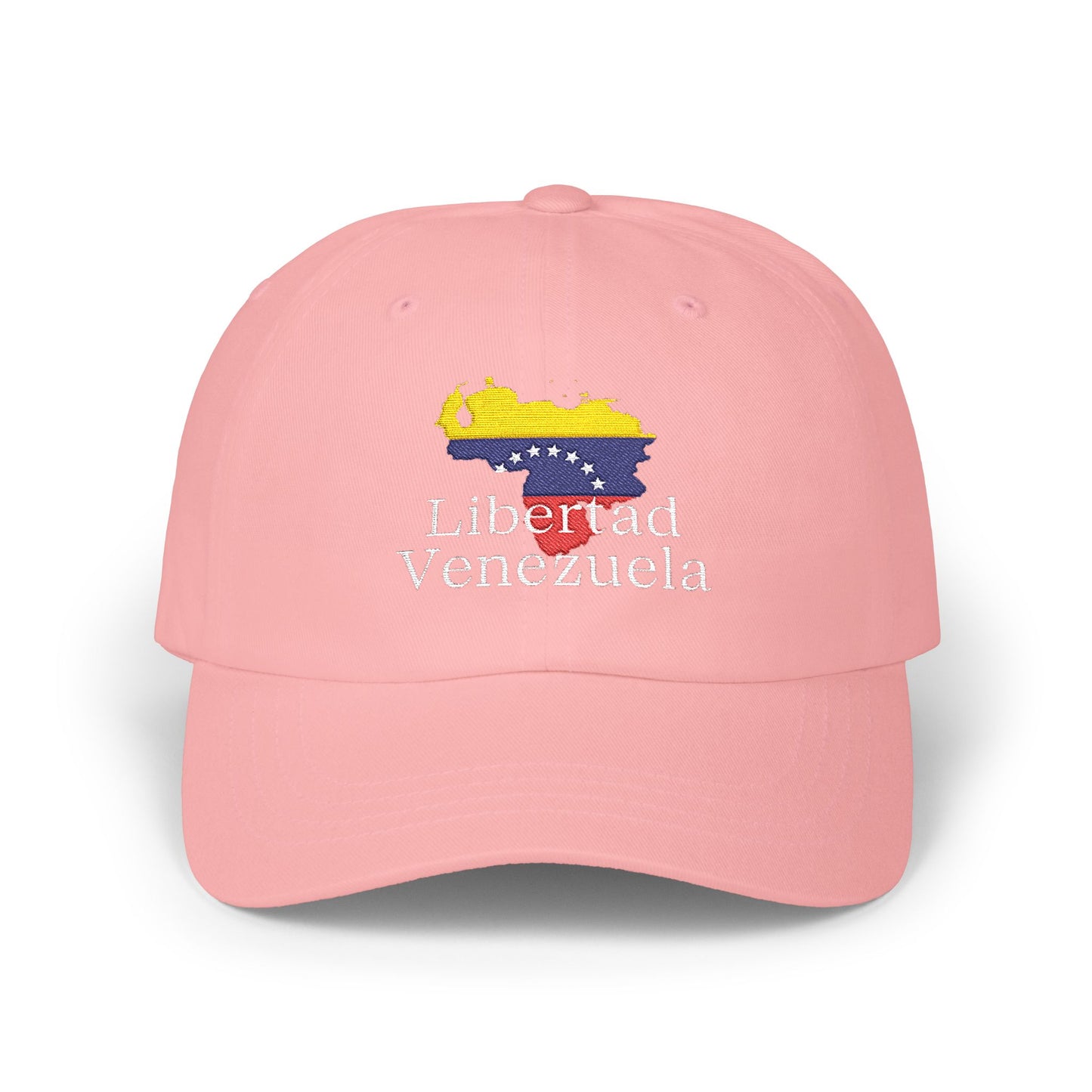 Libertad Venezuela Hat, Embroidered Map and Flag,  Freedom-Inspired Colors