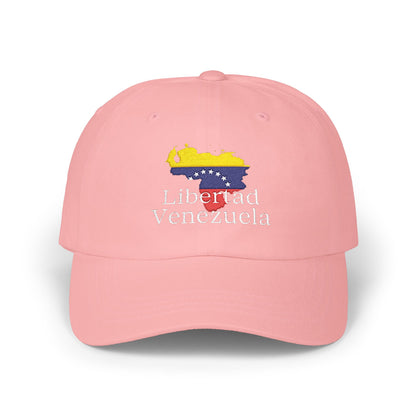 Libertad Venezuela Hat, Embroidered Map and Flag,  Freedom-Inspired Colors