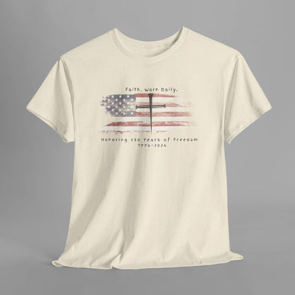 ✝️ 250 Years of Freedom — Heritage Edition T-Shirt (1776–2026)