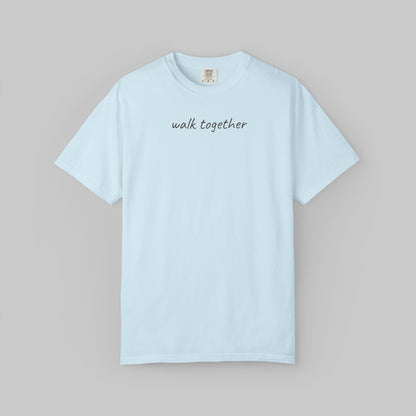 ✝️ Walk Together Tee — Minimalist Inspirational T-Shirt