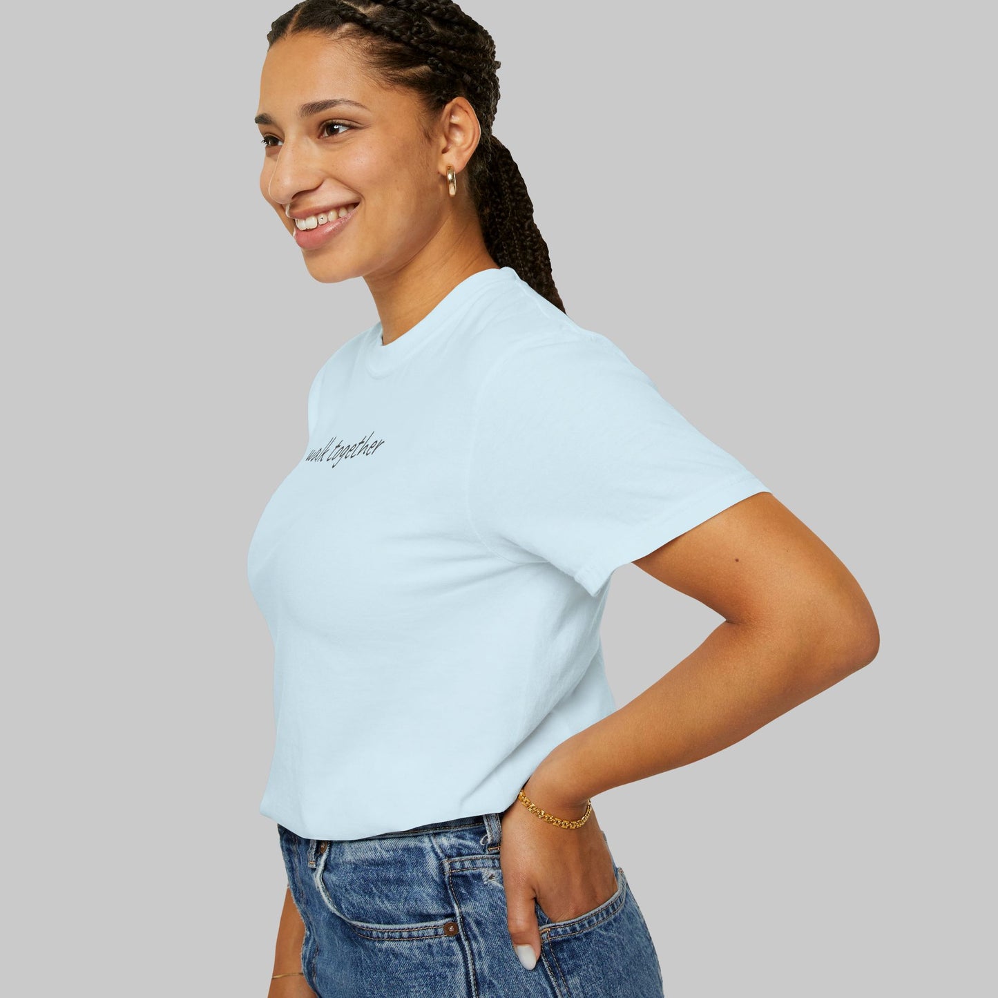 ✝️ Walk Together Tee — Minimalist Inspirational T-Shirt