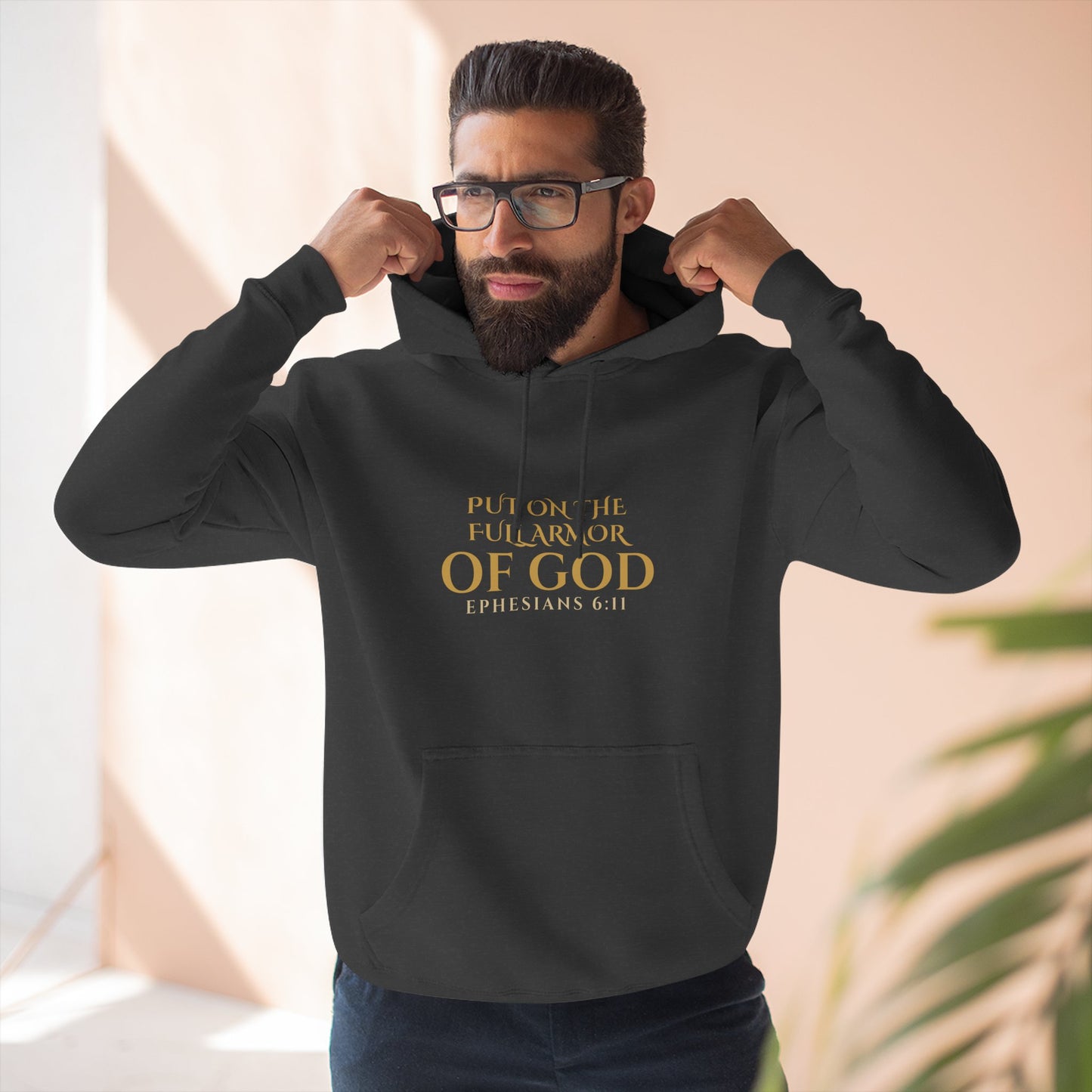 ✝️ Full Armor of God Hoodie — Ephesians 6:11 Christian Faith Pullover
