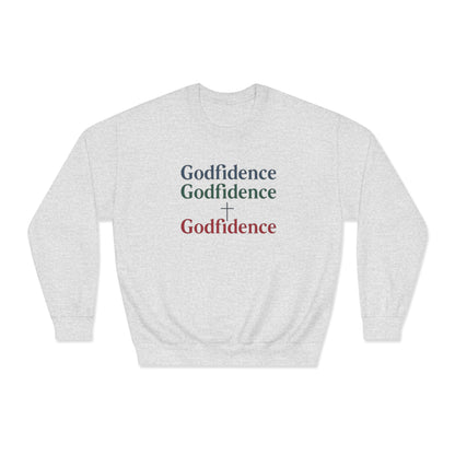 Sudadera unisex de cuello redondo Godfidence
