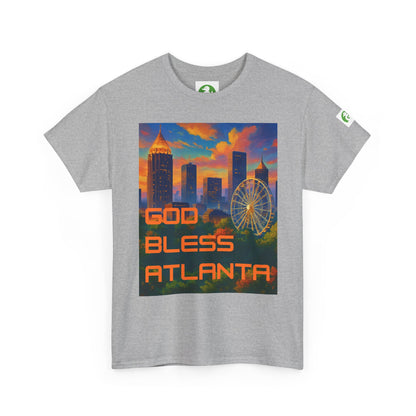 City Skyline Tee Shirt - God Bless Atlanta Design
