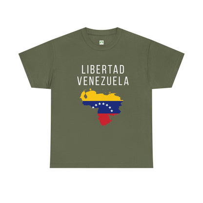 Libertad Venezuela T-Shirt — Flag & Map Design | Optional Personalization - Great for GIFTS