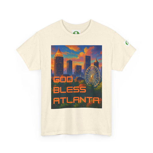 💜 City Skyline T-Shirt | God Bless Atlanta Edition