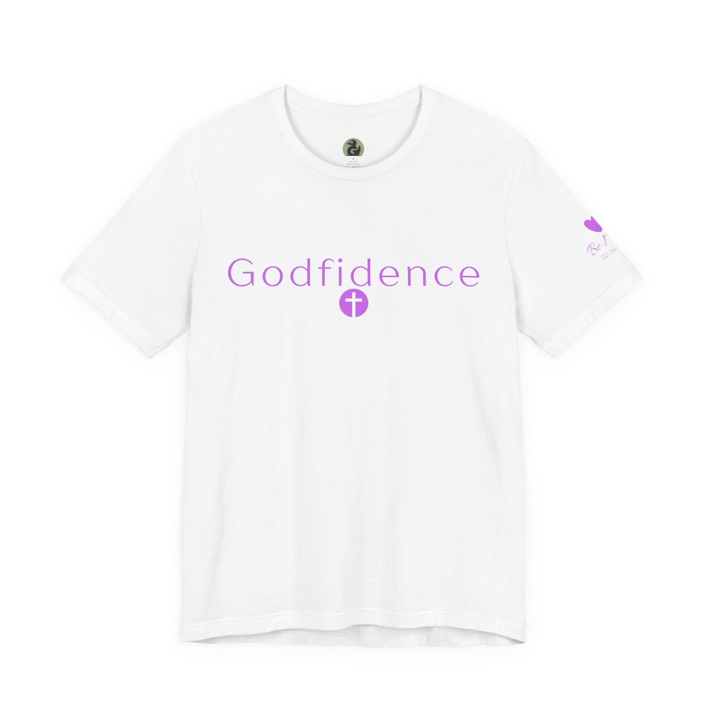💜 Be Mine: Godfidence Faith Tee — 💜 Valentine’s Day Gift with Purpose | CURRENTLY GIFT READY | 💜 Optional added personlization