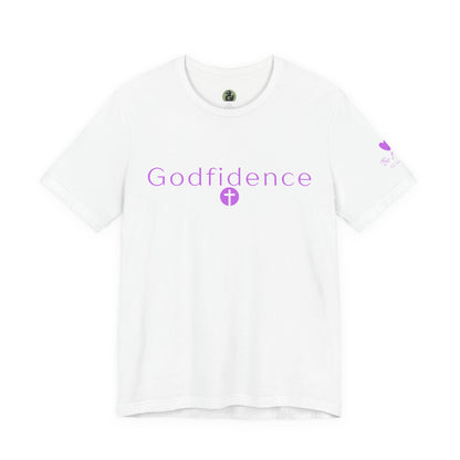 💜 Be Mine: Godfidence Faith Tee — 💜 Valentine’s Day Gift with Purpose | CURRENTLY GIFT READY | 💜 Optional added personlization