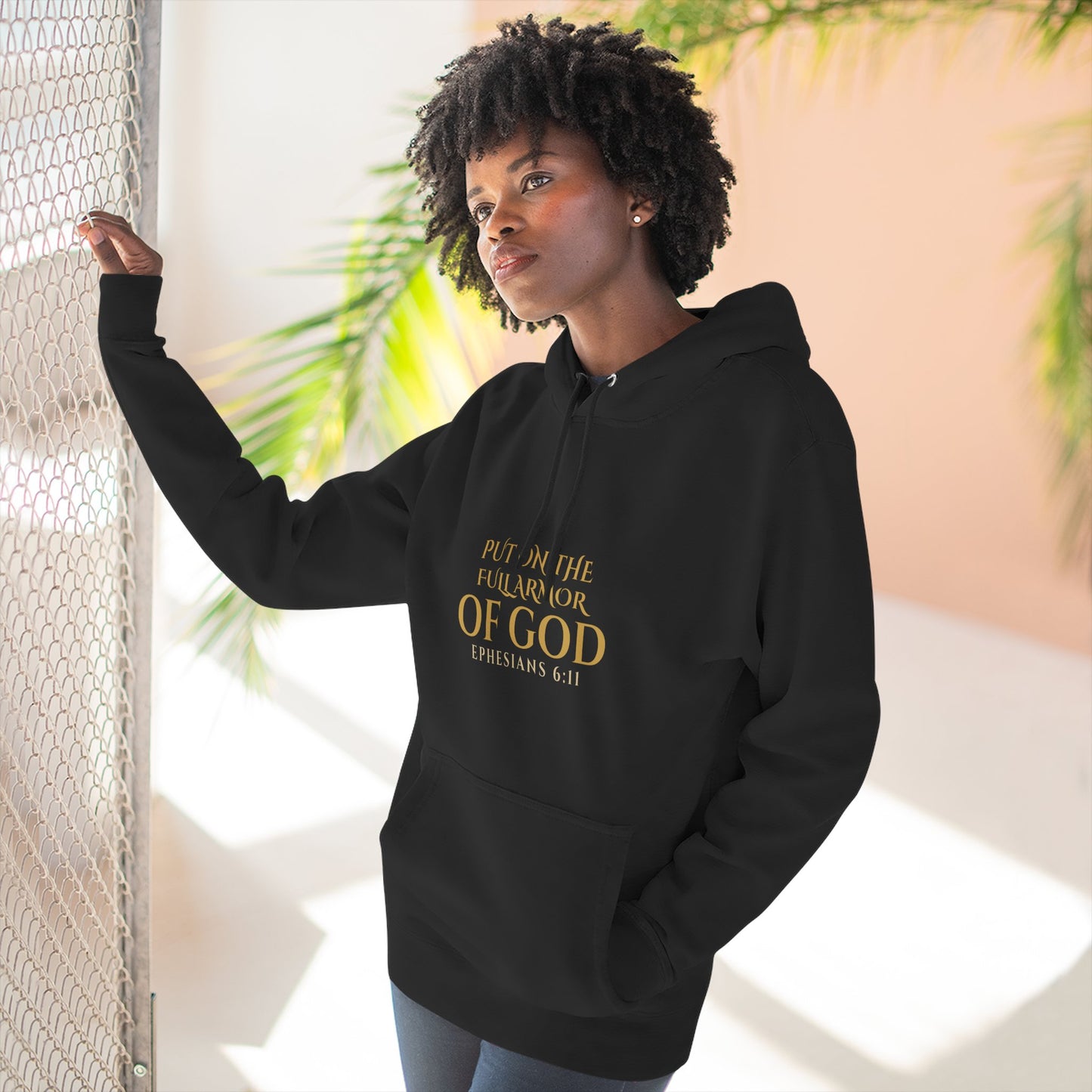 ✝️ Full Armor of God Hoodie — Ephesians 6:11 Christian Faith Pullover