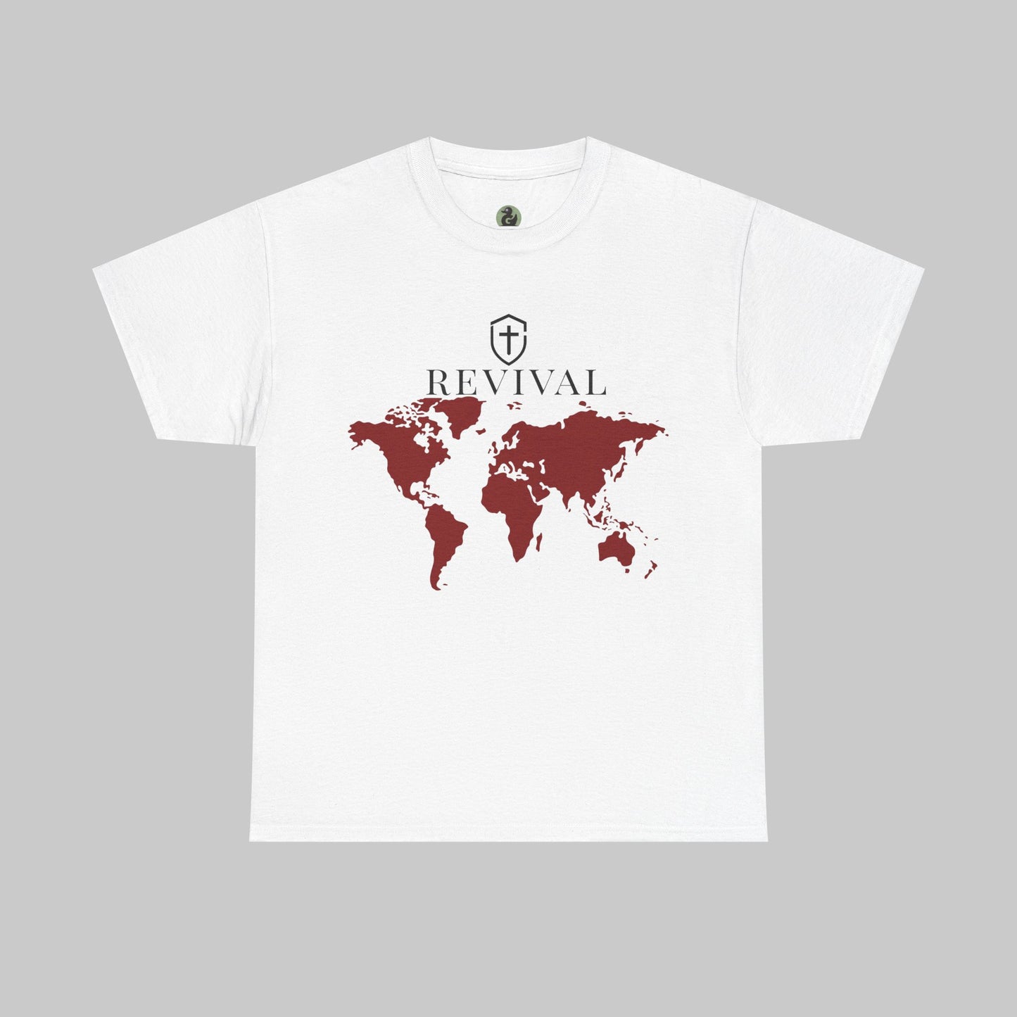 ✝️ REVIVAL World Map Tee — Faith in Motion T-Shirt