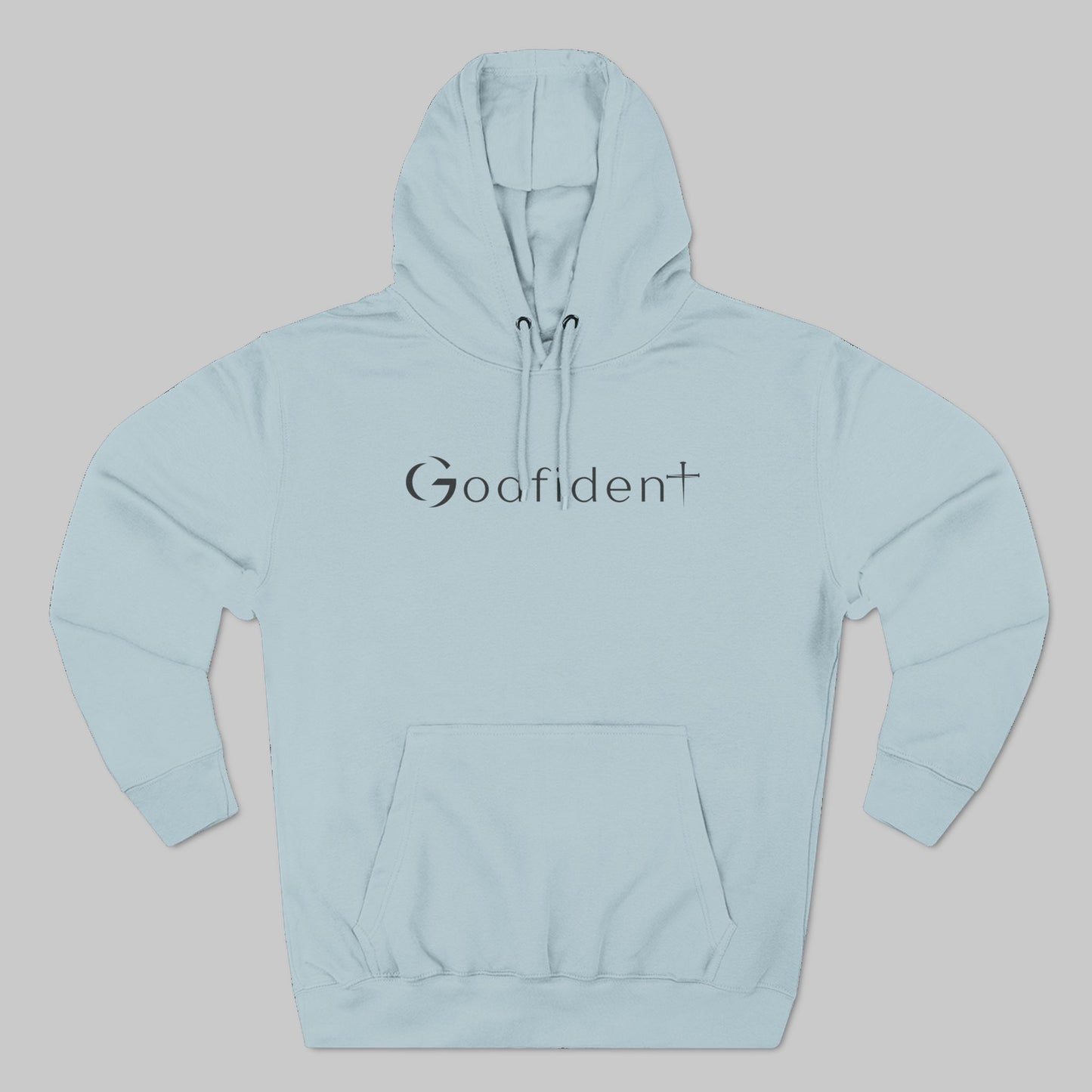 ✝️ Godfident Hoodie - Minimal Graphic Pullover