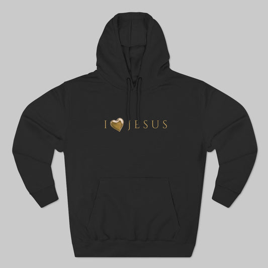 ✝️ I  Jesus Hoodie - Faith Graphic Pullover for Christians