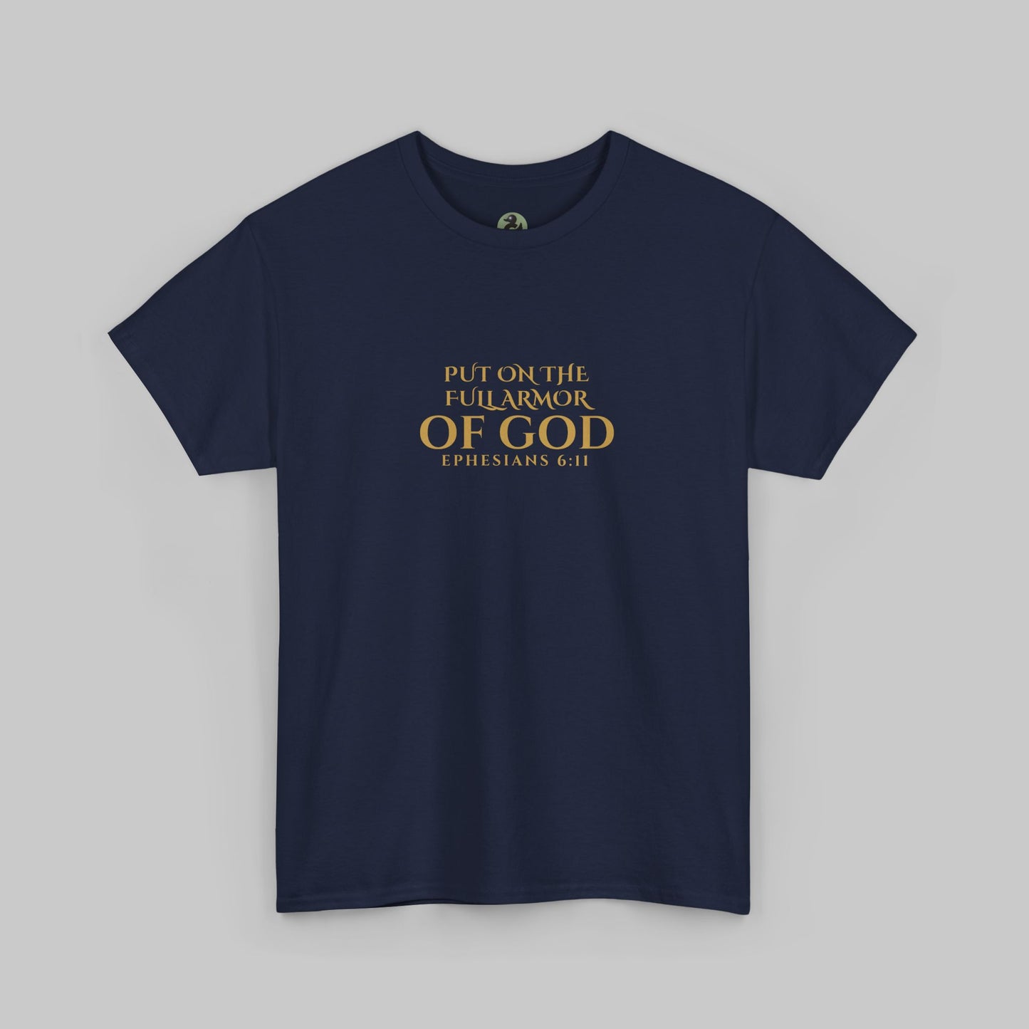 ✝️  Armor of God Christian T-Shirt — Minimal Faith Statement (Optional Personalization)