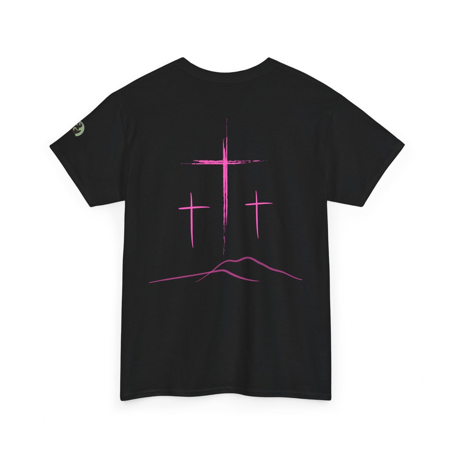 Premium Tee | with 3 Pink Crosses on the back