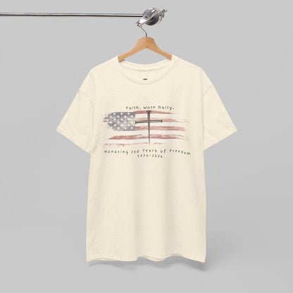 ✝️ 250 Years of Freedom — Heritage Edition T-Shirt (1776–2026)