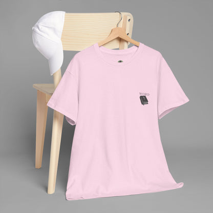 ✝️ WORD T-Shirt – Minimal Faith Tee