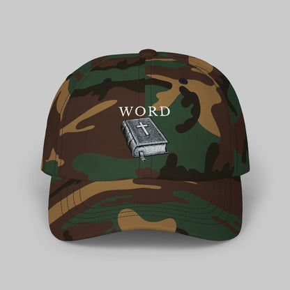 ✝️ WORD Dad Hat – Embroidered Faith Cap