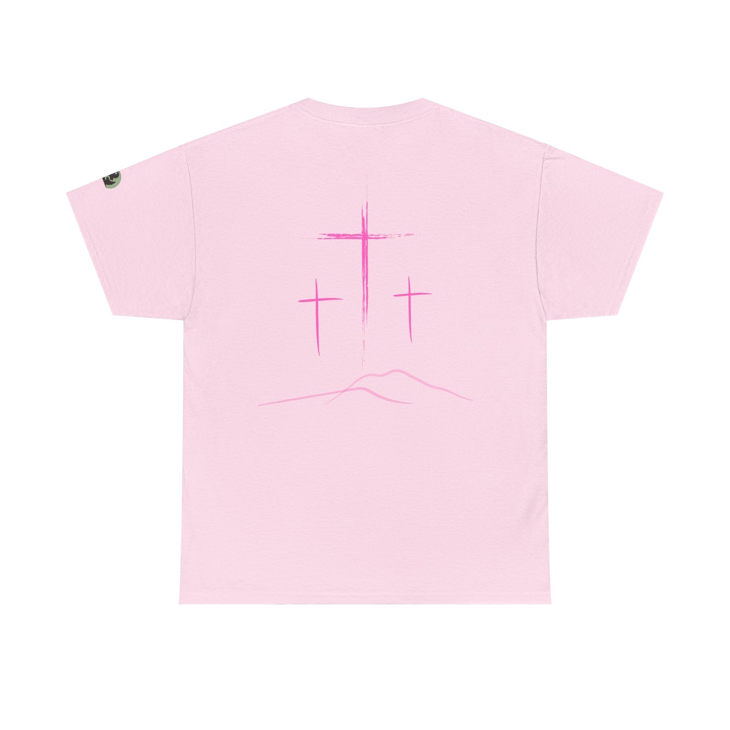 Premium Tee | with 3 Pink Crosses on the back