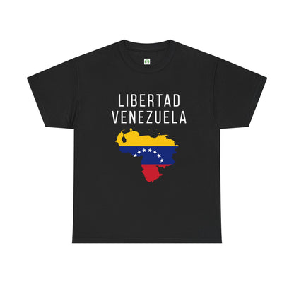 Libertad Venezuela T-Shirt — Flag & Map Design | Optional Personalization - Great for GIFTS