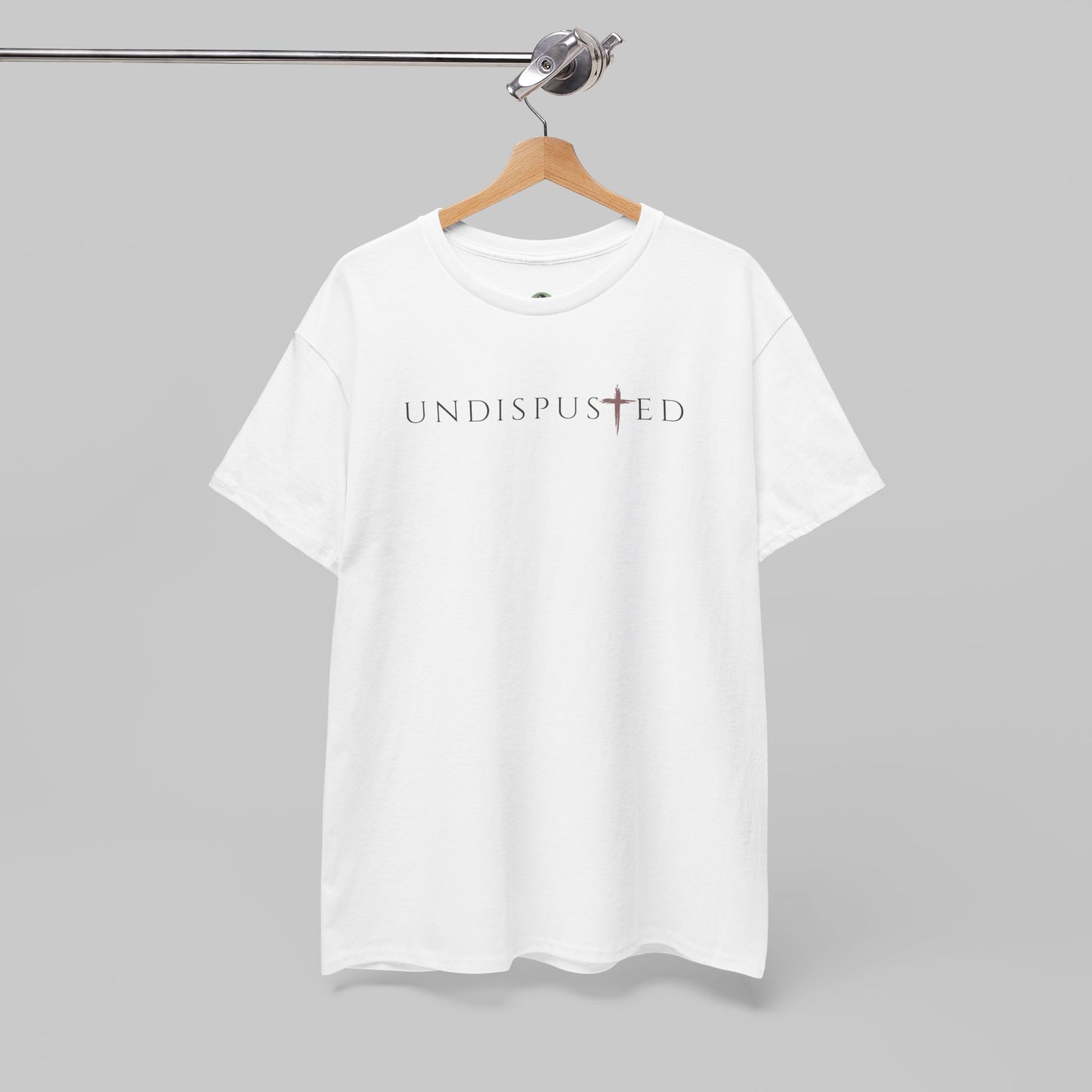 ✝️ Undisputed Minimalist Tee — Clean Faith-Inspired Graphic T-Shirt