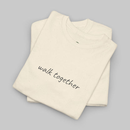 ✝️ Walk Together Tee — Minimal Faith & Connection T-Shirt