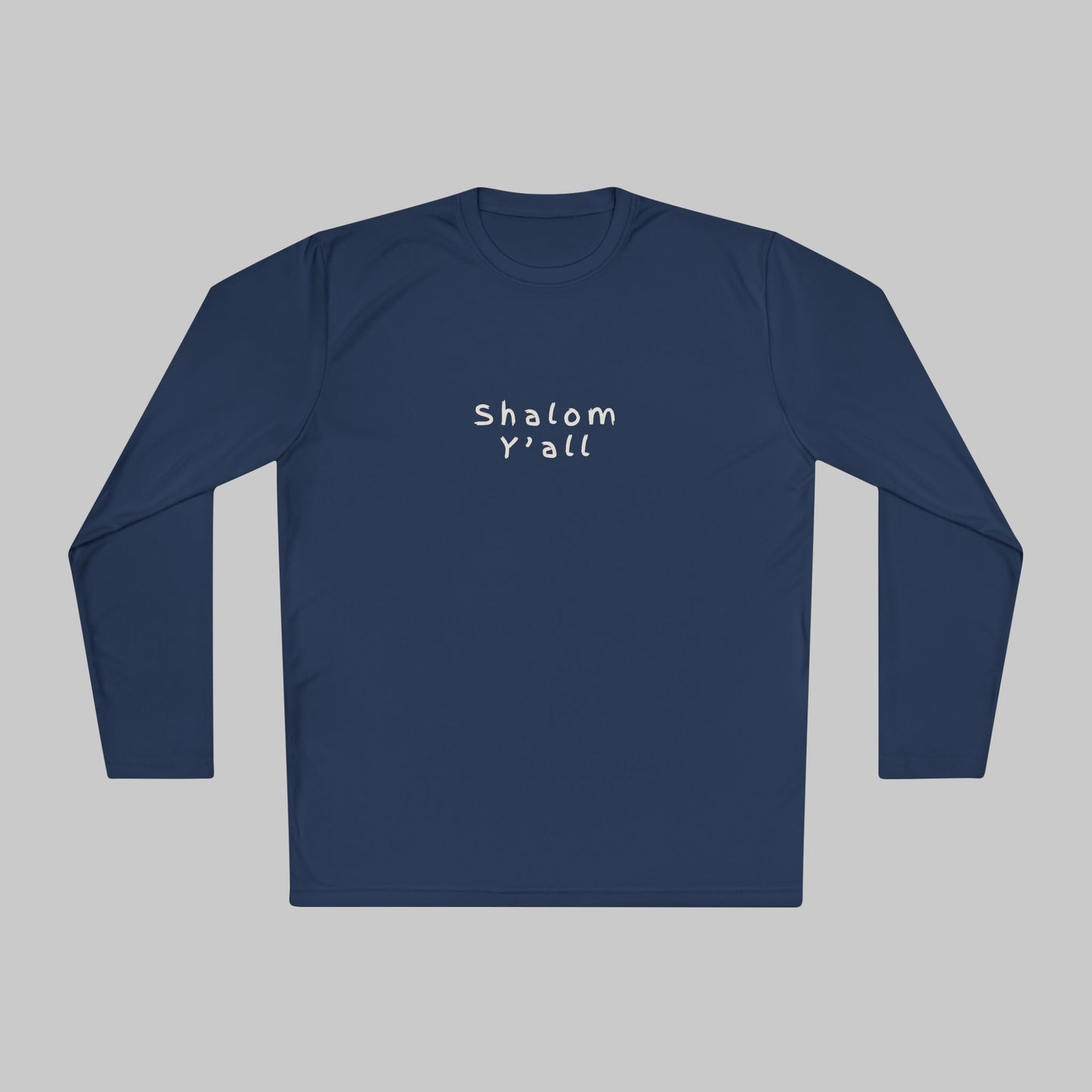 ✝️ Shalom Y’all Long Sleeve Shirt - athletic fit