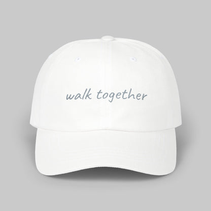 ✝️ Walk Together Dad Cap — Minimal Faith & Family Hat