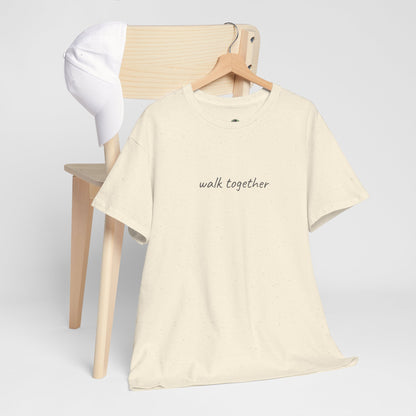 ✝️ Walk Together Tee — Minimal Faith & Connection T-Shirt