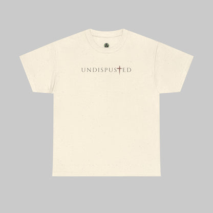 ✝️ Undisputed Minimalist Tee — Clean Faith-Inspired Graphic T-Shirt