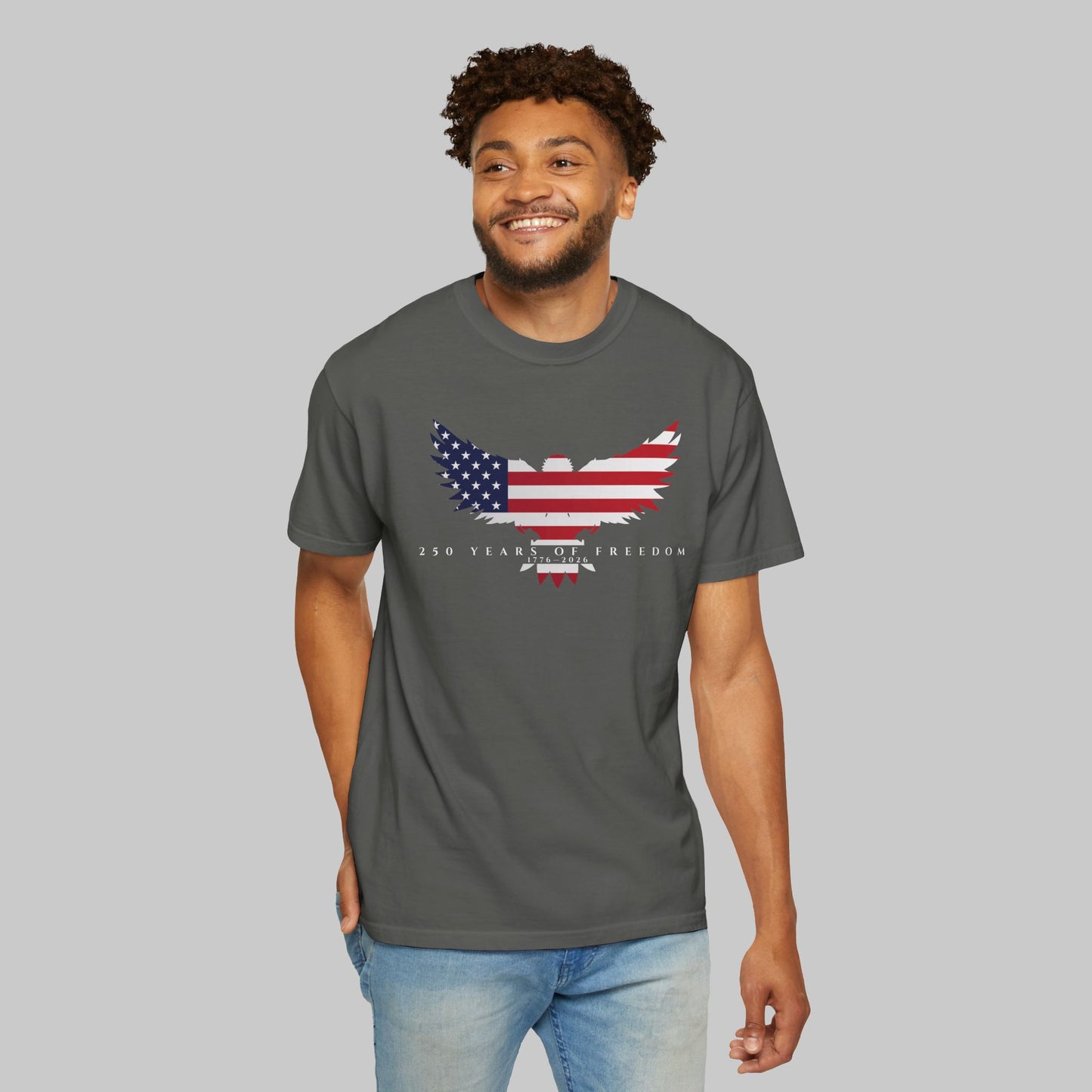 ✝️ 250 Years of Freedom — Patriotic Eagle Tee