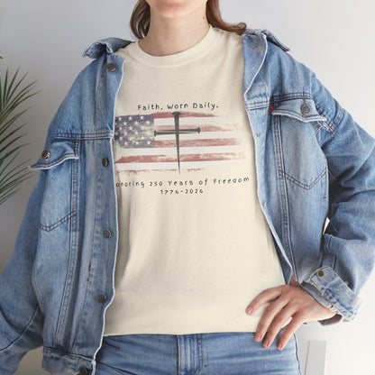 ✝️ 250 Years of Freedom — Heritage Edition T-Shirt (1776–2026)