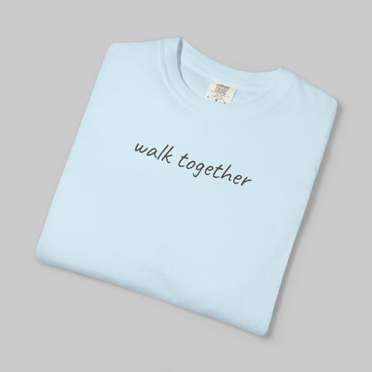 ✝️ Walk Together Tee — Minimalist Inspirational T-Shirt