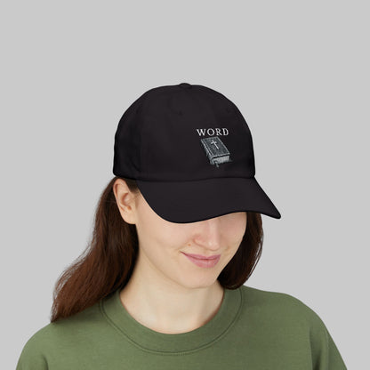 ✝️ WORD Dad Hat – Embroidered Faith Cap