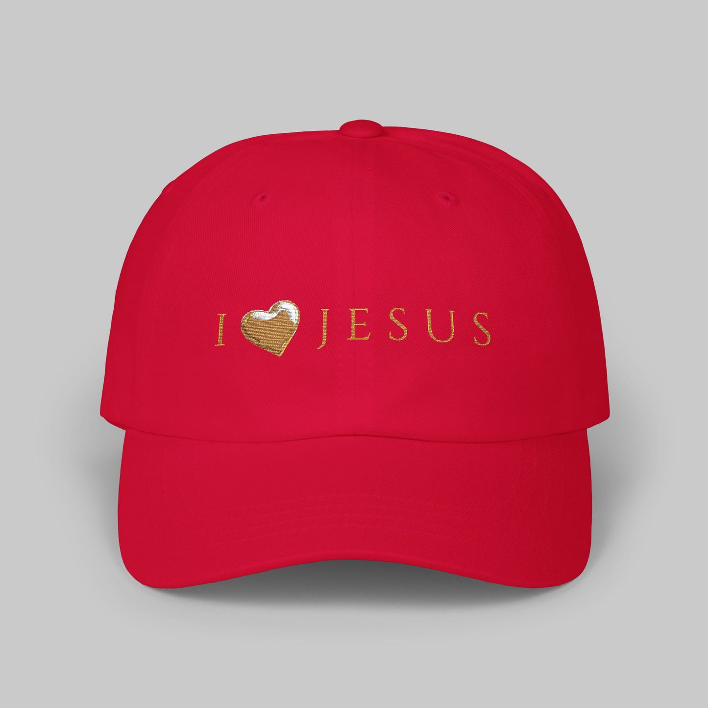 ✝️ I Love Jesus Hat – Embroidered Faith Cap