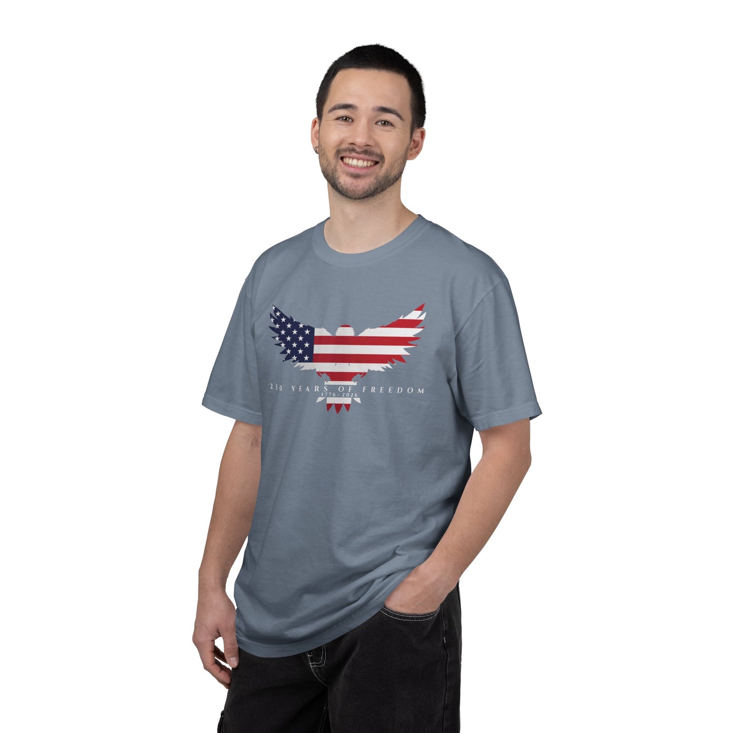 ✝️ 250 Years of Freedom — Patriotic Eagle Tee