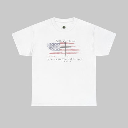 ✝️ Faith & Freedom — America 250 Commemorative Tee