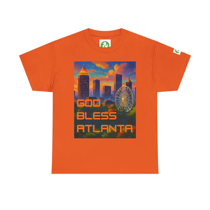 City Skyline Tee Shirt - God Bless Atlanta Design