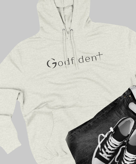 ✝️ Godfident Hoodie - Minimal Graphic Pullover