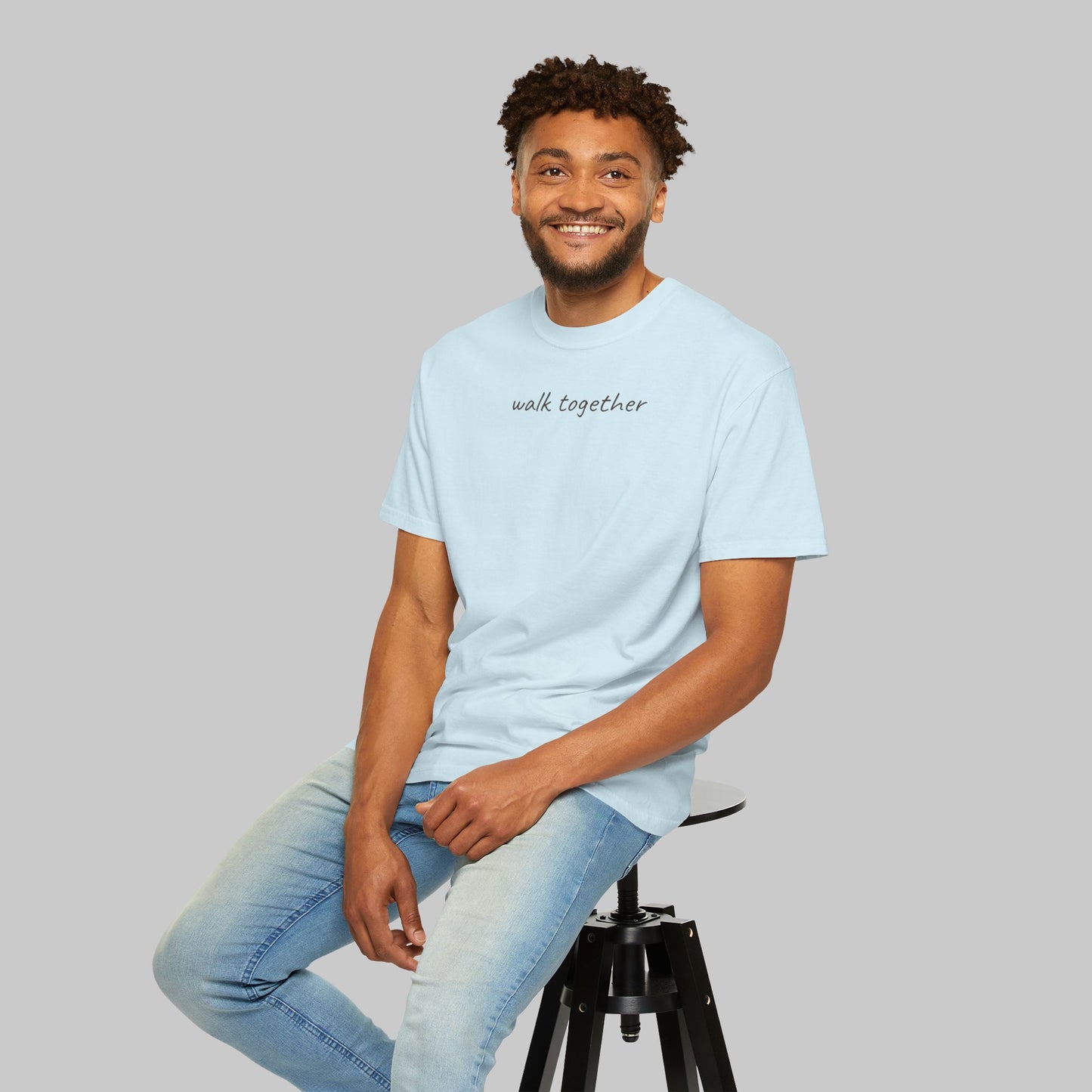 ✝️ Walk Together Tee — Minimalist Inspirational T-Shirt