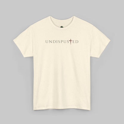 ✝️ Undisputed Minimalist Tee — Clean Faith-Inspired Graphic T-Shirt