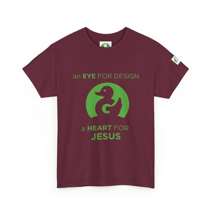 Camiseta Premium | Un ojo para el diseño, un corazón para Jesús