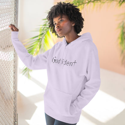 ✝️ Godfident Hoodie - Minimal Graphic Pullover