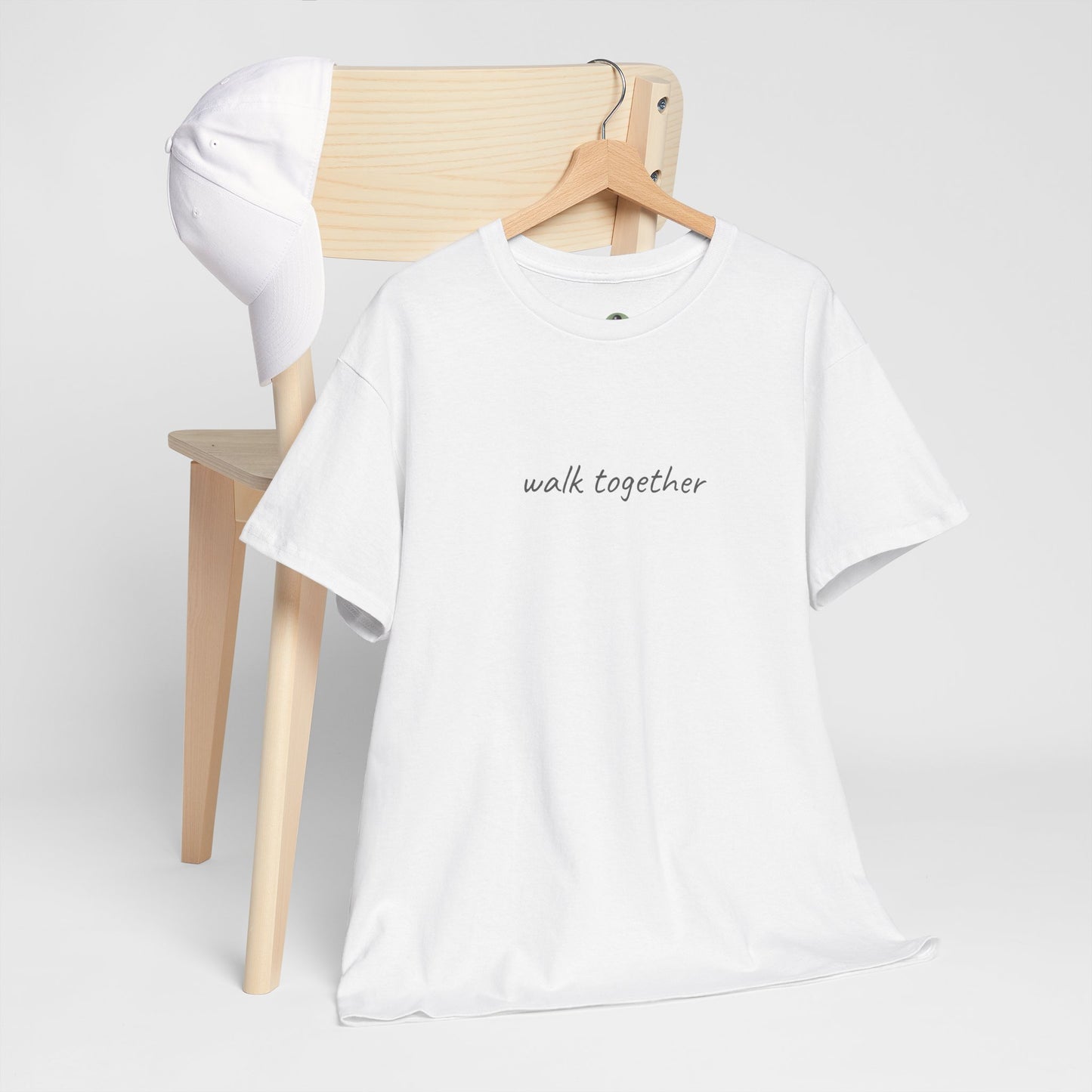 ✝️ Walk Together Tee — Minimal Faith & Connection T-Shirt