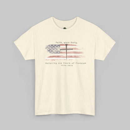 ✝️ 250 Years of Freedom — Heritage Edition T-Shirt (1776–2026)