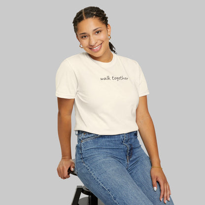 ✝️ Walk Together Tee — Minimalist Inspirational T-Shirt