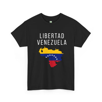 Libertad Venezuela T-Shirt — Flag & Map Design | Optional Personalization - Great for GIFTS