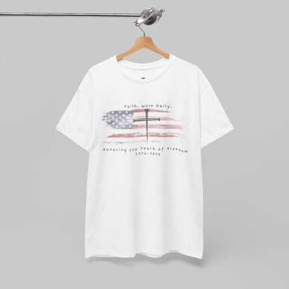 ✝️ Faith & Freedom — America 250 Commemorative Tee