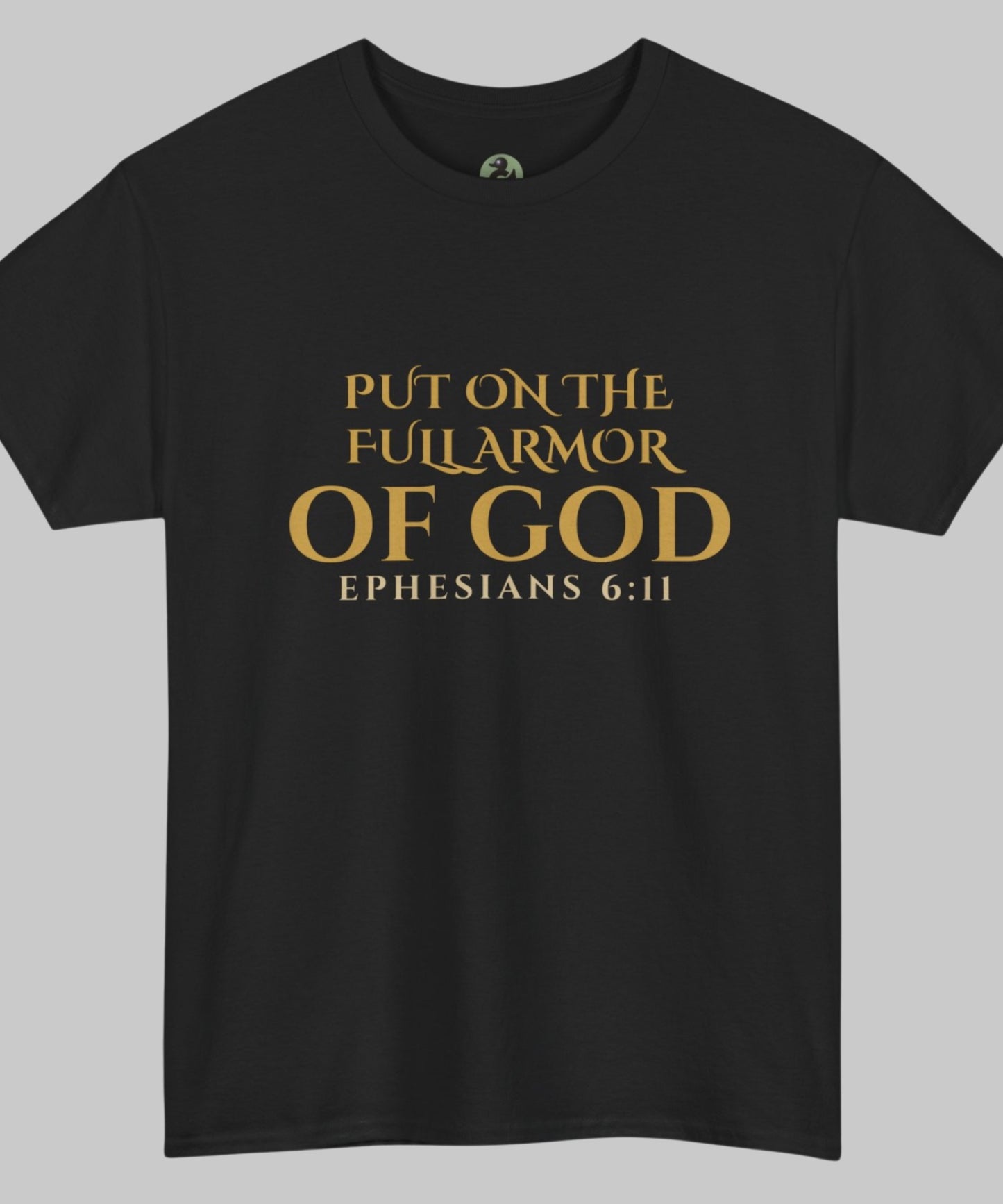 ✝️  Armor of God Christian T-Shirt — Minimal Faith Statement (Optional) Personalization