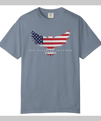 ✝️ 250 Years of Freedom — Patriotic Eagle Tee