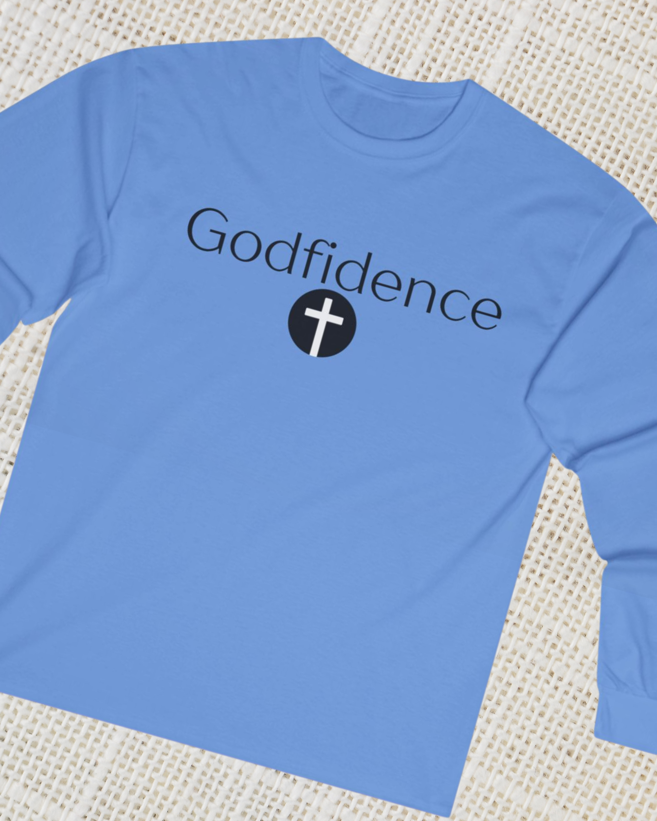Godfidence Long Sleeve Tee | Faith-Forward Essential | Quality Guarantee